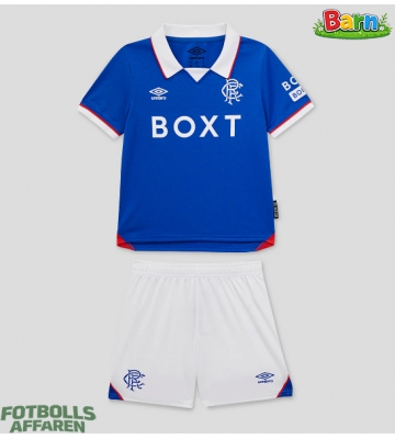 Rangers Hemmaställ Barn 2025-26 Kortärmad (+ Korta byxor)